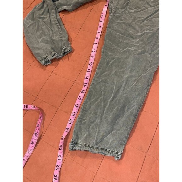 Abercrombie & Fitch Green Adjustable Straps Sleeveless Jumpsuit Women's Size XS - Picture 8 of 9